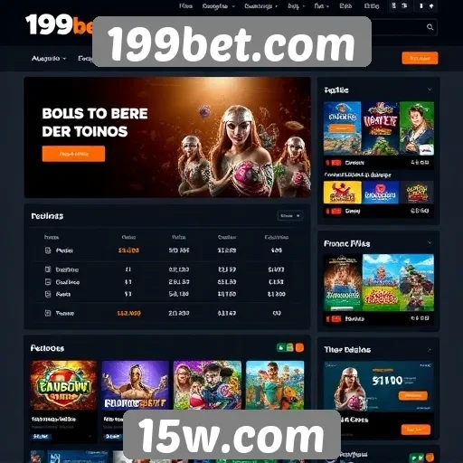 Acessibilidade e design do site 199bet